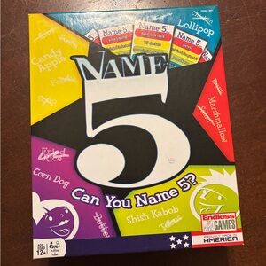 Name 5 family Game